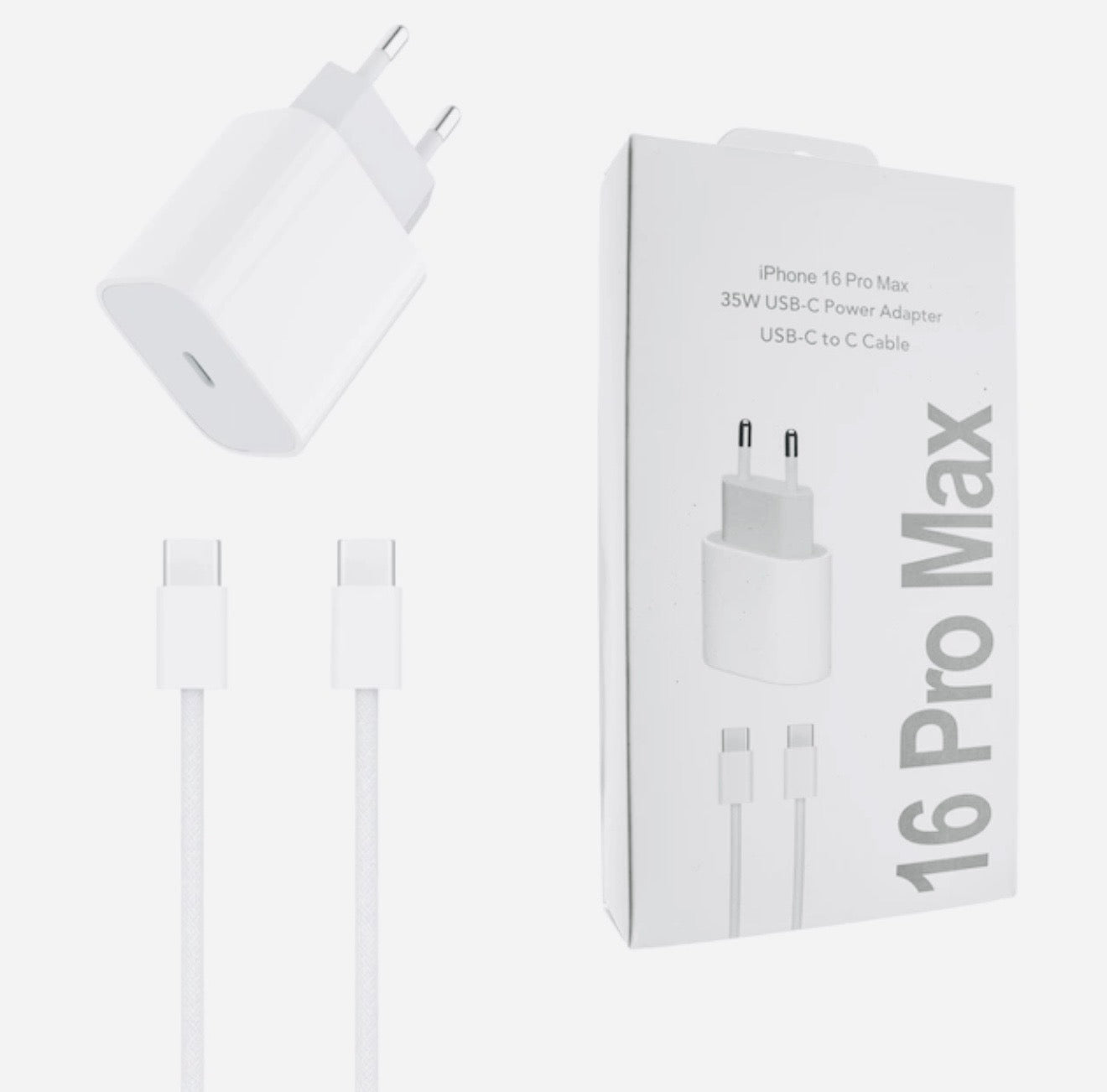35W USB-C Fast Charger with USB-C Cable