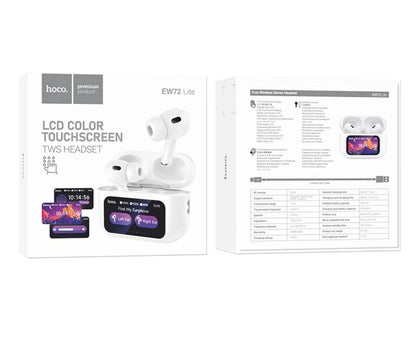 HOCO EW72 Lite Wireless Earbuds with Smart Touchscreen Case