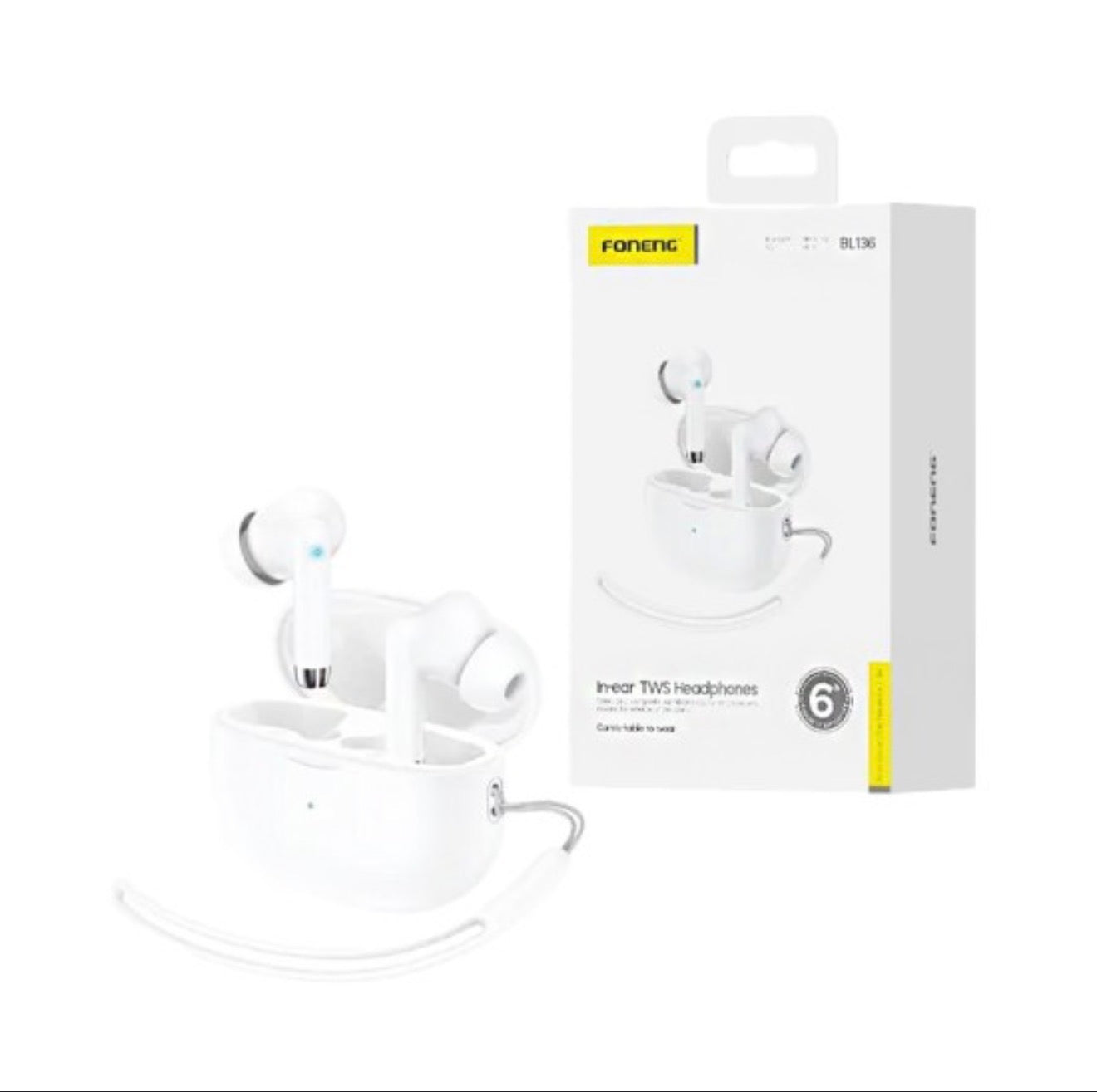 Foneng BL136 Wireless Bluetooth Earbuds with Charging Case