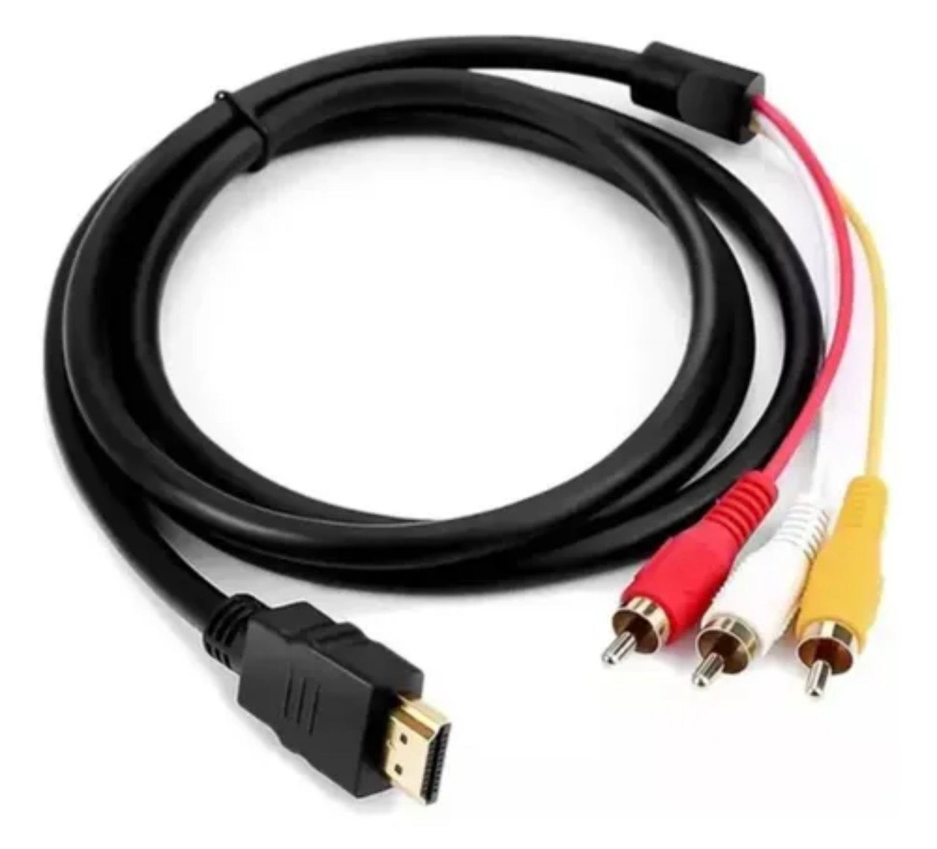 IPSDI HDMI to RCA Cable 1.5M – New, HDMI to AV (3 RCA) Adapter Cable
