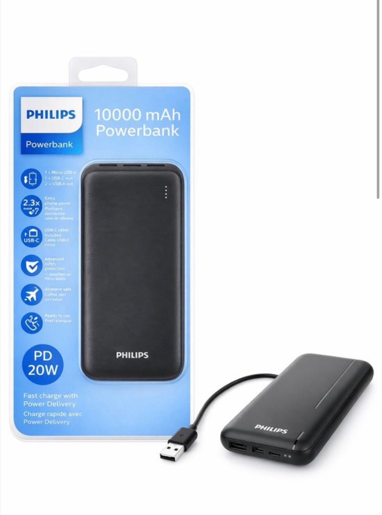 Philips 10000mAh Power Bank